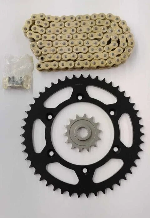 00-07 Suzuki DR-Z400 E DRZ400E Sprocket 14/47 Set and Gold X-Ring Chain Kit - Image 1 of 1