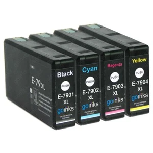 4 Tintenpatronen XL (Set) für Epson Workforce Pro WF-5620DWF. WF-5690DWF  - Bild 1 von 4