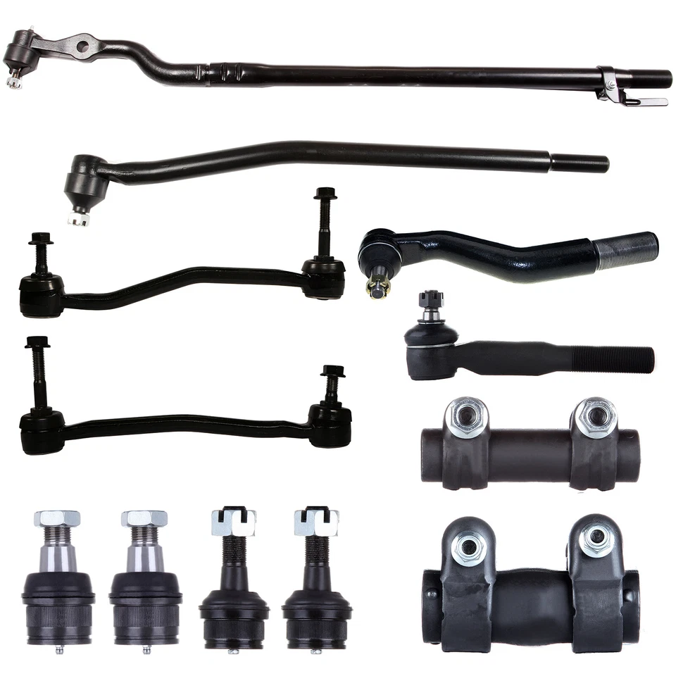 12x For 2000 2002 Ford F-350 Super Duty Sway Bar Tie Rod Front Lower Ball Joints - Image 1 of 1