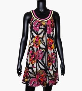 DESIGUAL 01V2857 Trägerkleid ärmellos Stretch Viskose Blumenmuster GrößeXS - Bild 1 von 11