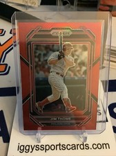 Jim Thome 160/199 RED PRIZM 2023 Panini Prizm Baseball Philadelphia Phillies