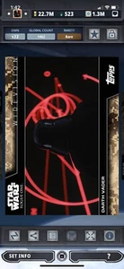Topps Star Wars Digital Card Trader Darth Vader Rogue One Widevision Award - Picture 1 of 1