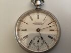 Antique 1900s Waltham Sterling Silver Watch 18s 1883 Model San Jose Ca VF Cond.