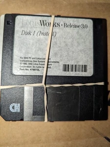 Original LotusWorks 3.0 3½” Installation Disks [3 disks] - Picture 1 of 1