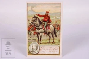 Original 1930's Trading Card - Italy Giuseppe Garibaldi - Signature - Unmarked - Imagen 1 de 4