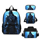 Batman Marvel Kids School Backpack Set Crossbody Bag Insulated Lunch Bag Pen Box