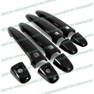 Cubierta de manija de puerta inteligente lateral edición negra brillante para Lexus LS430 2001-2006 Foto 1 de 4