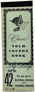 Vintage RARE Chessie Tour 42 Coupon Book #105 Chesapeake Ohio Railway Greyhound - Picture 1 of 9