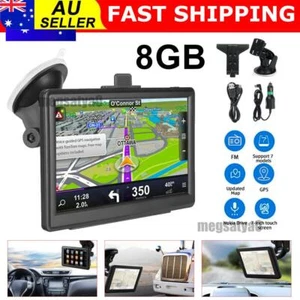 7" Truck Car GPS Navigation Touch Screen Navigator Free Lifetime AU Map Update - Picture 1 of 22