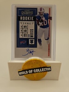 ZACK MOSS 2020 Contenders Rookie Ticket AUTOGRAPH RC #131