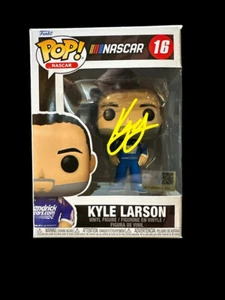 Funko Pop firmado por Kyle Larson NASCAR #16! Figura Vinilo (PA) - Imagen 1 de 2