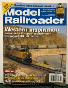 Model Railroader Western Inspiration Weather Building Feb 2015 FREE SHIPPING JB - Picture 1 of 1