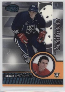 2003-04 Pacific Invincible Blue /350 Sergei Fedorov #2 HOF