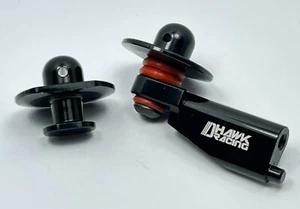 Soportes de cuerpo de aluminio Dhawk CNC RC8B4 negros para Team Associated RC8B4/B4e 81524 - Imagen 1 de 2