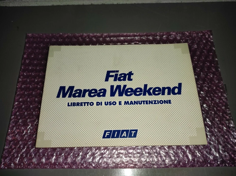 Libretto uso e manutenzione Fiat Marea Weekend stamp. 603445099 3/98 1'edizione - Immagine 1 di 1