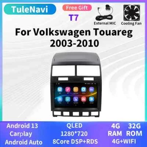 Android CarPlay Car Radio For Volkswagen Touareg 2003-2010 GPS Multimedia Player - Picture 1 of 31