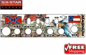 Placa frontal para Magnum S3 - imagen histórica CB 10 metros radio micrófono frontal - Imagen 1 de 1