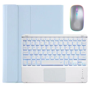 For Samsung Galaxy Tab A9+ 11" 2023 Tablet Touchpad Backlit Keyboard Case Mouse - Picture 1 of 46