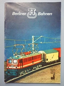 Catálogo maquetas de tren trenes locomotoras vagones vías trenes de Berlín TT 1977 1978 - Imagen 1 de 12