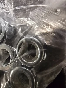 (50)M10-1.50 CLASS6 DIN985 HEX NYLON LOCKNUT ZINC CR+3 - Picture 1 of 3