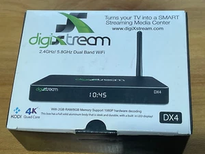 DigiXstream DX4 Quad Core 4K Digistream DX4 Android Media Box Remote - Picture 1 of 5