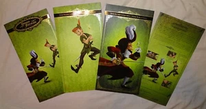 Disney Store Designer Puppe PETER PAN & Captain HOOK Hochglanz Poster Lithographie - Bild 1 von 5