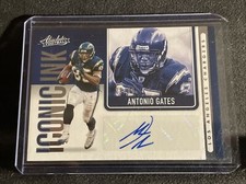 Antonio Gates 2021 Absolute Iconic Ink Auto Chargers Sp Hall Of Famer 🔥🔥🔥