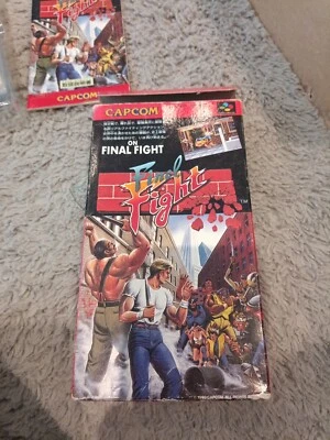 Boxed Final Fight Nintendo Super Famicom Japanese SNES Complete UK Seller - Image 1 of 4