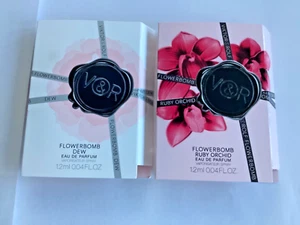 Flowerbomb Dew EDP + RubyOrchid EDP Travel Sprays - Picture 1 of 1