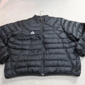 First Ascent Jacket 4XL Black Down Filled EB800 Embroidered Eddie Bauer - Picture 1 of 8