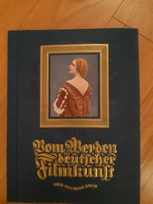 VOM WERDEN DEUTSCHER FILMKUNST - Der stumme Film 1935 Fotoband antik
