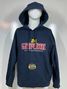 VTG Winners Circle Jeff Gordon 24 DuPont Motorsports Blue Hoodie Youth SZ Large - Picture 1 of 9