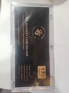 Triple Booklet Magnetic One Touch Card Holder Mesaures Approx 7 3/4 X 3 1/2 - Picture 1 of 1