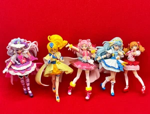 Hugtto! Pretty cure PreCure Glitter Force conjunto de 6 figuras, juguete, muñeca Japón usada - Imagen 1 de 11