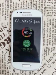(SM-I8190N ) Samsung Galaxy S3 mini 3G Android 4.1 Unlocked cellphone Excellent - Picture 1 of 27