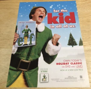 Anuncio ELF for the kid in all of us 2005 - anuncio de película impreso en revista - Imagen 1 de 1