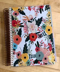Juego de 4 cubiertas de flores silvestres coloridas con planificador espiral de bobinas Erin Condren A5 - Imagen 1 de 4