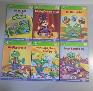 LeapFrog LeapReader TAG 6 Books ~ Learn To Read Set 1 ~ Short Vowels Home School - Picture 1 of 23