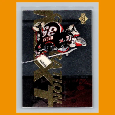 Dominik Hasek/Roman Turek #X28 1996 Upper Deck Generation Next Sabres/Stars Card - Image 1 of 3