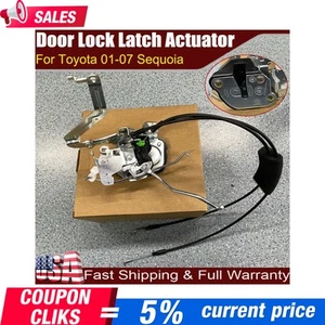 Front Left Door Lock Latch Assembly For Toyota Sequoia 2001-07 Tundra 2003-2006 - Picture 1 of 24
