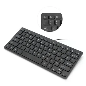 Kabelgebundene USB-Tastatur 78 Tasten Mini-Desktop-Laptop-Tastatur Für Da KUI - Bild 1 von 22