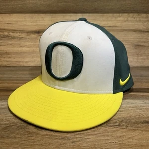 Gorra Nike True Oregon Ducks Snapback blanca verde amarilla B1G NCAA - Imagen 1 de 7