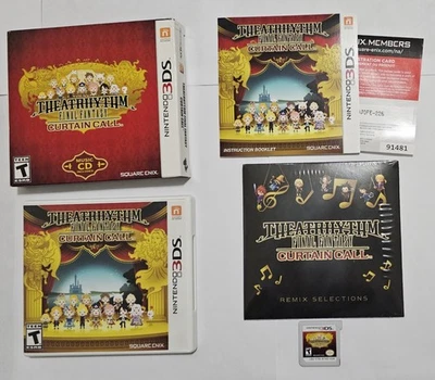 Theatrhythm Final Fantasy Curtain Call (Nintendo 3DS) Complete - Authentic - VGC - Image 1 of 4