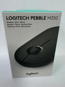 Logitech Pebble M350 Wireless 1000 DPi Mouse with Bluetooth - Graphite BNIB - Afbeelding 1 van 8