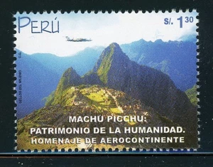 PERU MNH (2000) Selections: Scott #1258 1.30S Machu Picchu Heritage Site CV$2+ - Picture 1 of 1