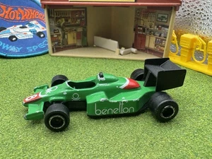 1986 Majorette Renault F1 Formula Race Car Green No 238 Vintage Bennetton #8 200 - Picture 1 of 11