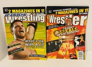 Two Inside Wrestler and The Wrestler Magazines Double Issues. WWE Hulk Hogan - Picture 1 of 8