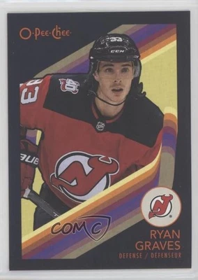 2023-24 O-Pee-Chee Retro Black Border /100 Ryan Graves #368 - Image 1 of 2