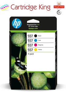 HP 937 4-pack Black/Cyan/Magenta/Yellow Original Ink for Officejet 9130b - Afbeelding 1 van 6