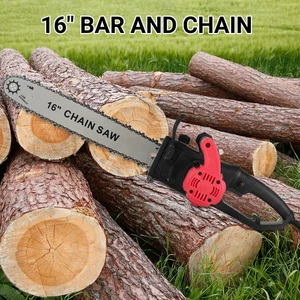1800W Electric Chain Saw Powerful Corded Chainsaw With 16 Inch Chain And Bar - Bild 1 von 11